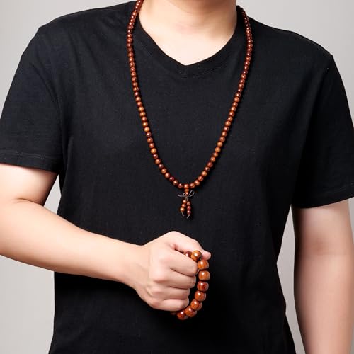 Image of Natural Wooden Adult Bracelet Spring Chain Bracelet, 1pc /pack
