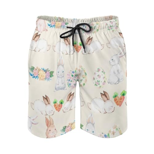 Kawaii Whale Stars Mens Swim Trunks,2