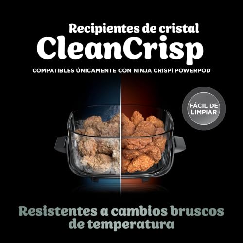 Miniatura 6 de Ninja CRISPi, Freidora de Aire Portátil, 3,8L, Piedra Dorada, FN101EUSTGD