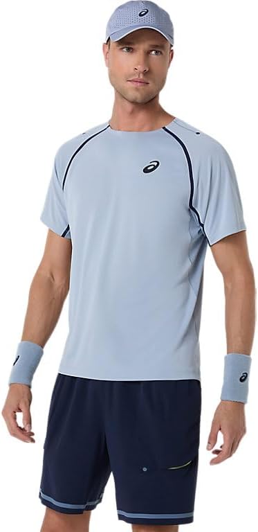 ASICS Men's Match Short Sleeve TOP Tennis Apparel