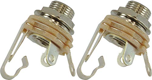 Jack - Switchcraft, 1/4', Mono, 2-Conductor, Type 12A, package of 2