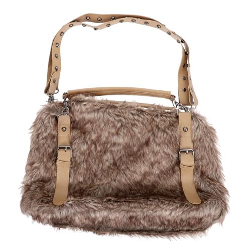 Sac bandoulière peluche léger résout le manque de poches