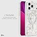 Case-Mate iPhone 17 Pro Max Case [Compatible with MagSafe] - Sparkly Floral Phone Case with 12ft Drop Protection - Premium Magnetic Cover for iPhone 17 Pro Max - Floral Gems