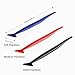 FOSHIO Vinyl Car Wrapping Flexible Micro Squeegee Curves Slot Tint Tool Set 3 in 1 with Different Hardness for Installing Vehicle Wraps and Auto Stickers