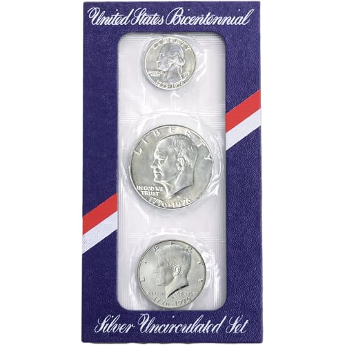 1976 Bicentennial 3-coin Uncirculated set Littleton