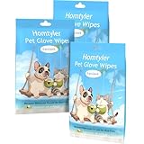 Homtyler Dog Wipes Cleaning Deodorizing & Washing...