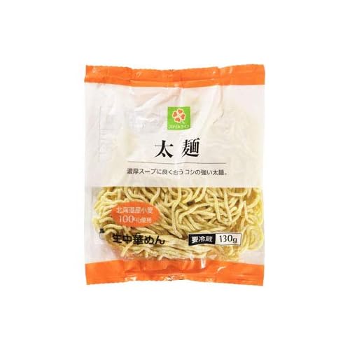 スマイルライフ 生中華めん 太麺