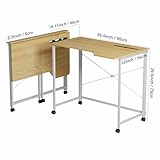 Zoom IMG-2 rcynview scrivania pieghevole con ruote Zoom IMG-2 rcynview scrivania pieghevole con ruote