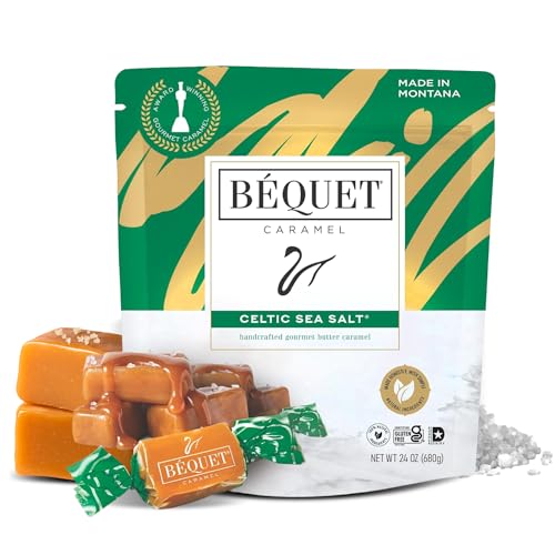 Béquet Celtic Sea Salt Caramels – Soft, Individually Wrapped Gour...