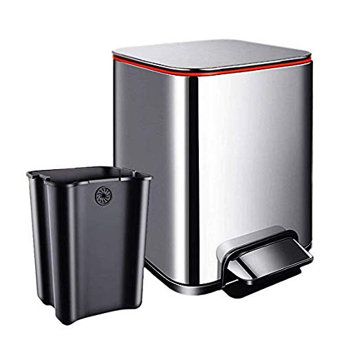 Poubelle cuisine acier inoxydable 13L pour éliminer les odeurs et le désordre