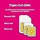 TSIM Prepaid USA SIM-Karte für 30 Tage Reise | Unbegrenzte 4G/5G Highspeed-Daten in den USA + 5GB Daten in Kanada und Mexiko | Unbegrenzte lokale Anrufe + kostenlose eingehende Anrufe & SMS