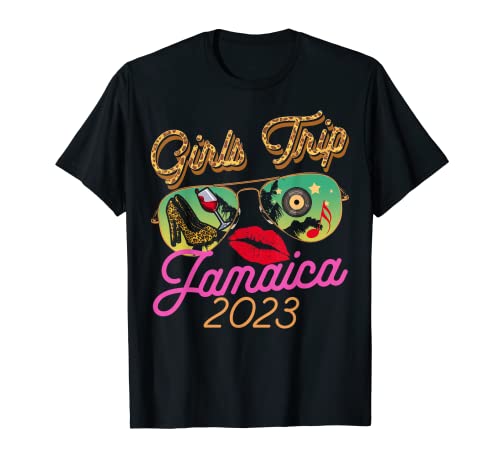 Girls Trip Jamaica 2023 Girls Trip Vacation Summer Squad T-Shirt
