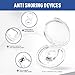 OHALEEP Anti Snoring Devices, Snore Stopper with Adjustable Magnet, Nasal Dilators Silicone Nose Clip Stop Snoring, Effective to Relieve Snoring, Snoring Solution for Comfortable and Quieter Sleep, M