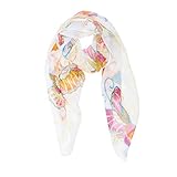MELIFLUOS DESIGNED IN SPAIN Scarf for Women Lightweight Sheer Fashion Scarves for Summer Fall Spring Shawl Wraps Veil (HCU01)