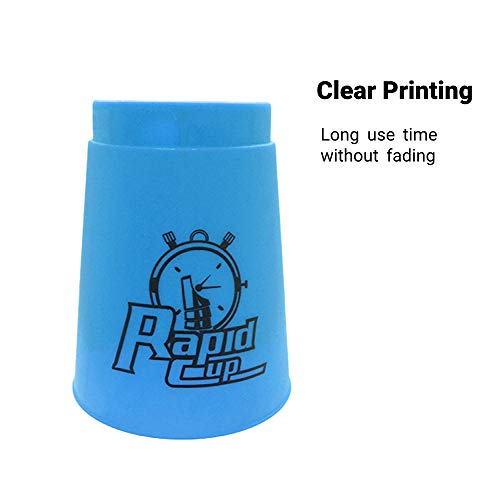 Erlsig Quick Stacks Cups 12 Pack Of Sports Stacking Cups Speed Training Game Challenge Competition Party Toy #TOP3