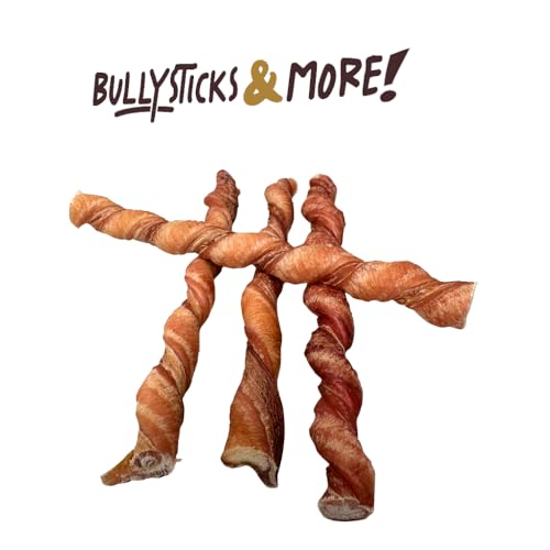 Image of BULLYSTICKS & MORE - Bully Stick Twists 6 inch - 16 Count