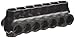 Morris Products 97835 Mountable Multi-Cable Connector, Insulated, Dual Entry, Black, 5 Ports, 7/32" Allen Hex, 2/0 - 14 Wire Range