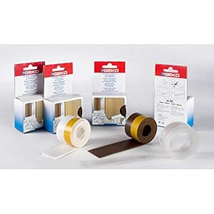 Zelfklevende onderkant van geëxpandeerd pvc, 38 mm x 100 cm, transparant, ideaal voor isolatie van lawaai en tocht en verbetert het comfort in je huis. Eenvoudige installatie en duurzaamheid.