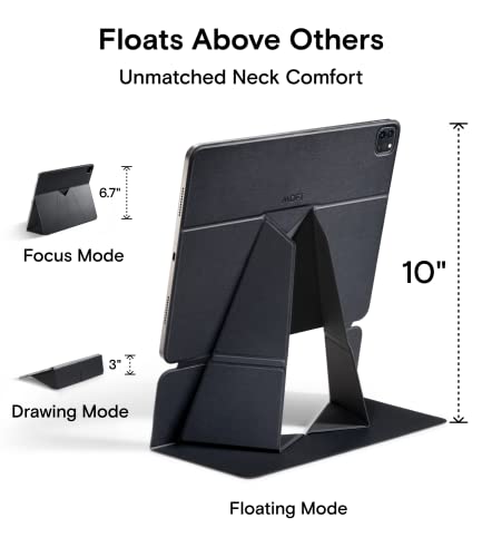 Moft Tablet Case Compatible With Pro 11 In(2Nd/3Rd/4Th Generation) Air(4Th/5Th Generation) Snap Float Folio Case Scratch & Discolor Resistant, Light And Portable Tablet Stand (Black) #TOP1