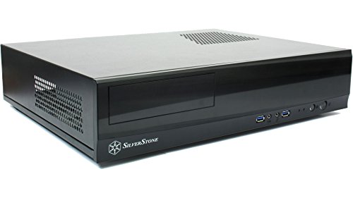SilverStone Technology Milo Series Aluminum / Steel Micro-ATX Media Center / HTPC Case, Black (ML03B)
