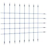MBDRKVGF Kletternetz Blau 200x150 cm PE Netz Outdoor Spielplatz