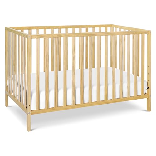 Davinci Union 4-in-1 Convertible Crib - GREENGUARD Gold Certified - Convertible Baby Crib to Toddler Bed, Daybed, Full-Size Bed - Wooden Baby Bed w/Four Adjustable Heights - Natural