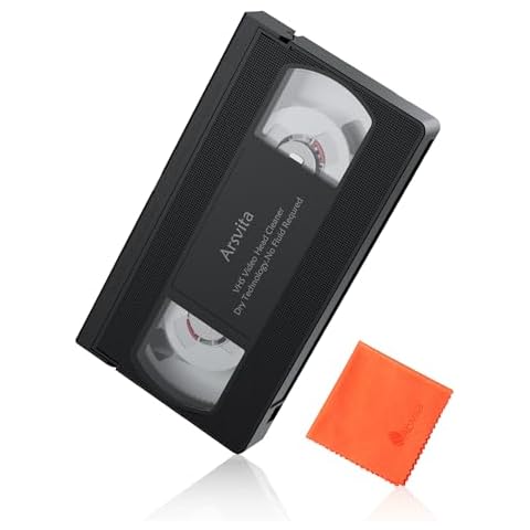 Arsvita VHS/VCR Head Cleaner, Dry Cleaning Kit Cover