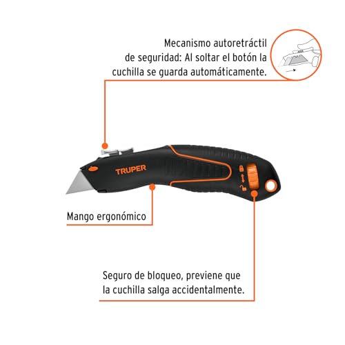 Navaja retráctil Truper 13 navaja retractil truper marca TRUPER (2)