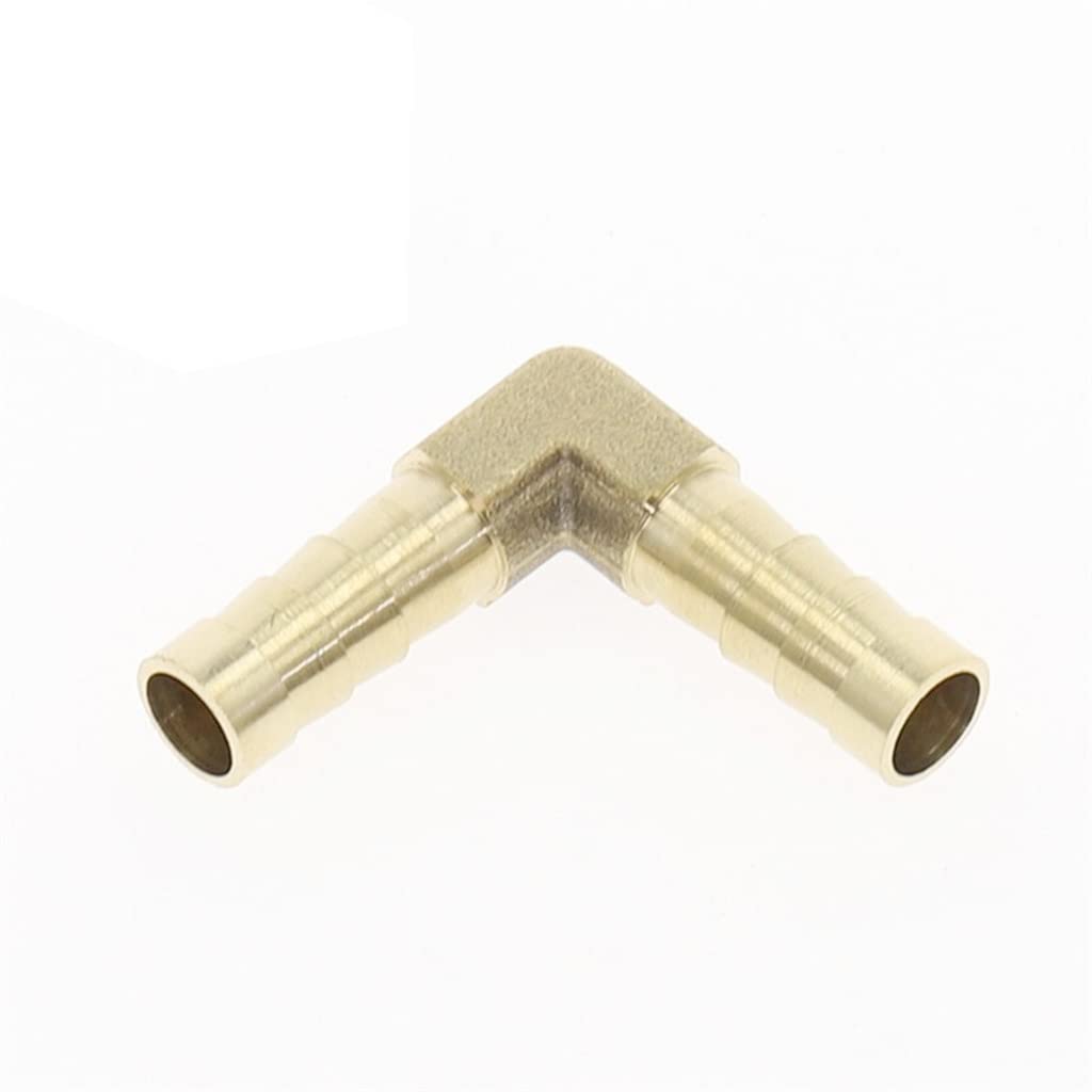 Schlauchhahnanschluss, 1 Stück Messing-Schlauchverschraubung, Anschlusswinkel und andere Widerhaken, 4 mm - 16 mm Innendurchmesser, Kupfer-Schlauchverbinder-Adapter(Od 8Mm to 10Mm)