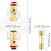 2 Packs Fuse Holders with 100A AGU/5AG Fuses, 4-8 Gauge AWG in-Line Car Amp Fuse Block Kit for Car Audio, Subwoofer, Alarm, Compressor, Amplifier