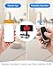Smart Remote Control Alarm Light with Infrared Motion Detection, 125dB Loud Siren Alert, App Timer Control, AC Powered Security Warning System for Home Garage Garden Shed Store