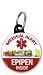 Henry the Buttonsmith Epipen Bag Tag Set (Picture)