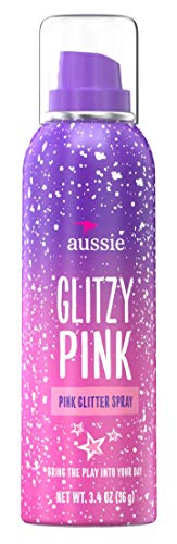 Aussie Glitzy Pink Spray 3.4 Ounce