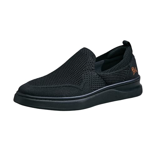 Image of Neeman's Elevate Unisex Slip-On Shoes | Lightweight Breathable Knit Sneakers with Cushioned TPR Sole | Comfortable Everyday Walking, College, Office & Travel Footwear