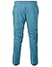 Ohoo Sweatpants for Men with Pockets Tapered Leg Slim Fit Running Jogging Workout Pants / DCA001-SKYBLUE-M