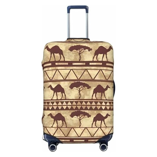 Ethnic Retro Travel Luggage Cover Suitcase Protector Bag,Double-Sided Printed Fits 18-32 Inch Luggage,Suitcase Sleeve For Kid And Adult,X-Large