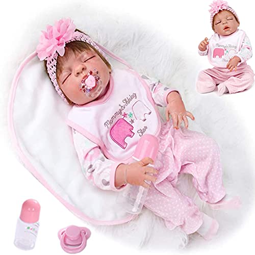 ZIYIUI 23 Pollici 57cm Bambola Reborn Femmina