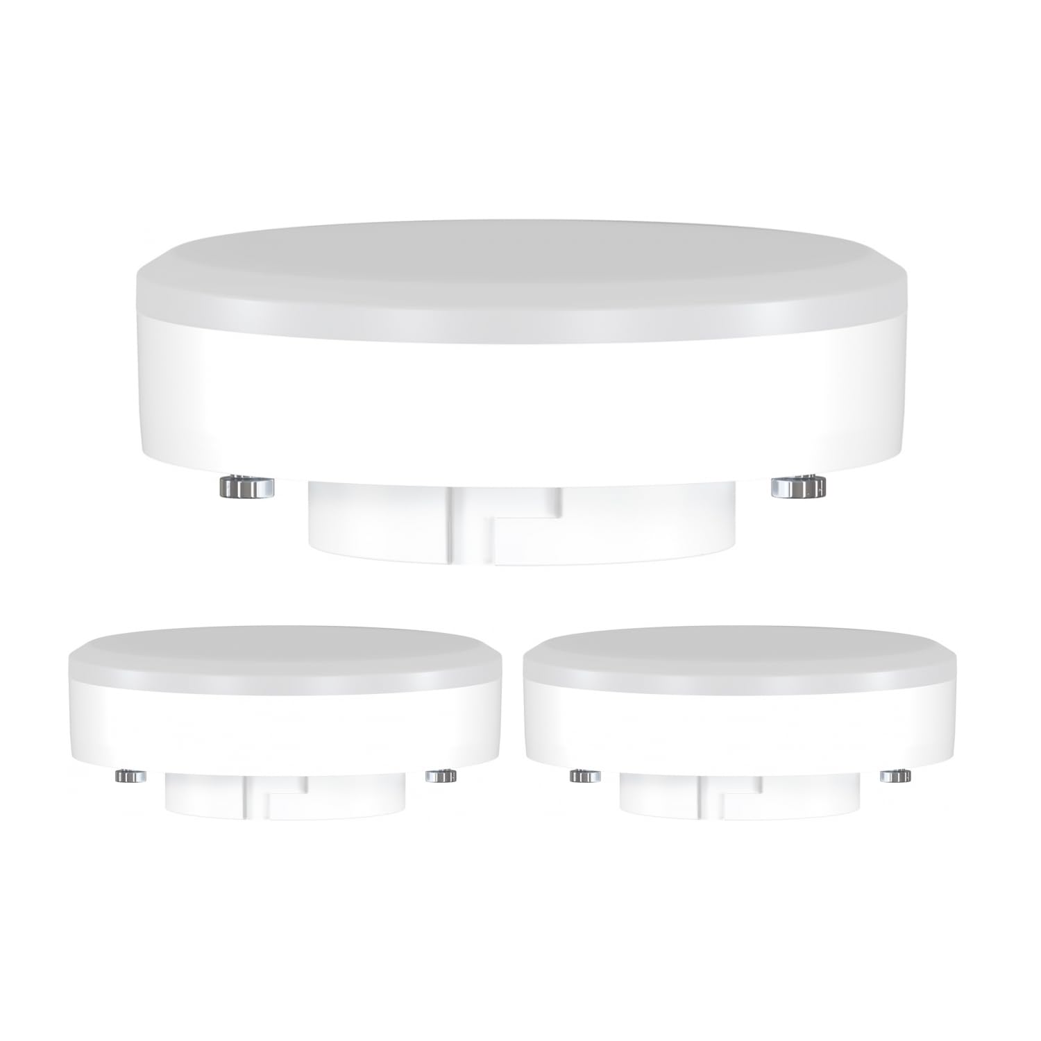 ledscom.de 3 Pieces GX53 LED Bulb, Warm White (2700 K), 10.6 W, 1038lm, 115°, matt, 1038lm (10.6w) / Light Colour: Warm White