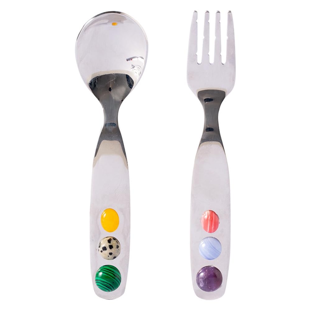 CTRLZS Stainless Steel Set Dessert Spoons and Forks Mini Coffee Spoon Salad Fork Candy Cake Fork Salad Appetizer Tea Spoon