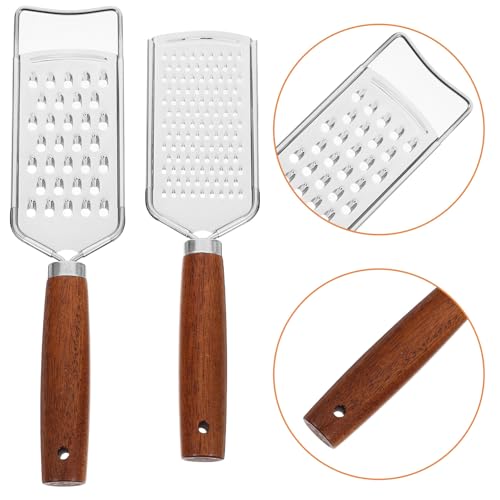 Set de 2 ralladores versátiles Zerodeko de acero inoxidable miniatura 7