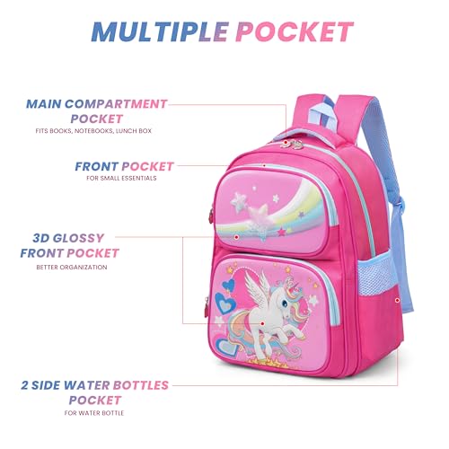 Image of Storite School Bag for Girls Kids 15L