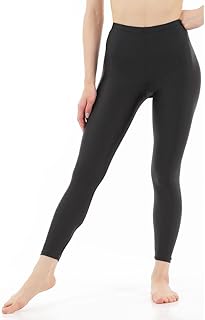 水陸両用ナイロンレギンス 10分丈 ZDTA10 ブラック