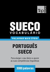 Capa de Vocabulário Português-Sueco - 3000 palavras mais úteis