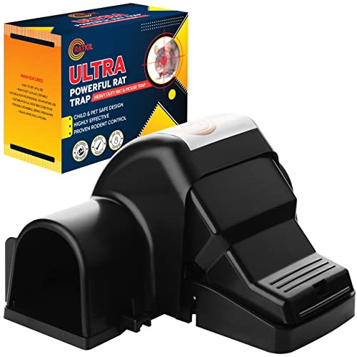 Ratkil Ultra Powerful Rat Trap - Large, Heavy Duty...