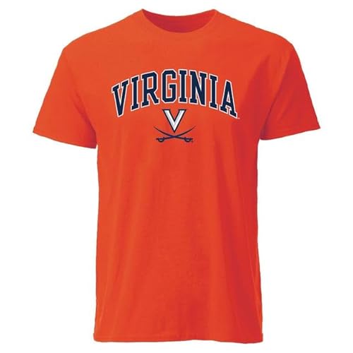 Barnesmith University of Virginia UVA Cavaliers Short-Sleeve T-Shirt, Spirit, Navy, XX-Large