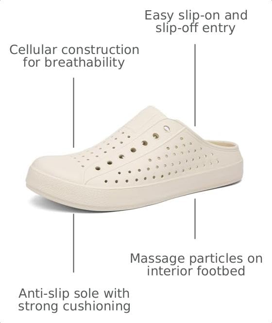 Image of CERYTHRINA Women's Garden Clogs Shoes Breathable Quick Drying Sandals Slippers Beach Footwear