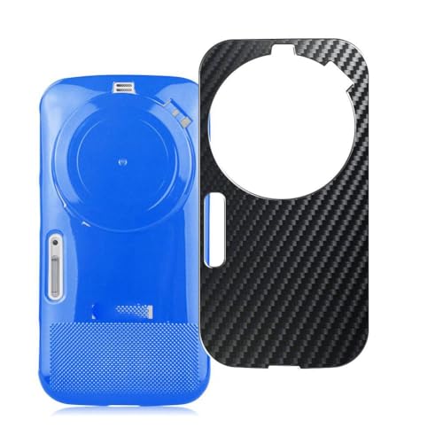 Vaxson 2 Unidades Protector de pantalla Posterior, compatible con Samsung Galaxy K Zoom C1158 c1116, Película Protectora Skin Piel Negro [No Carcasa Case ]