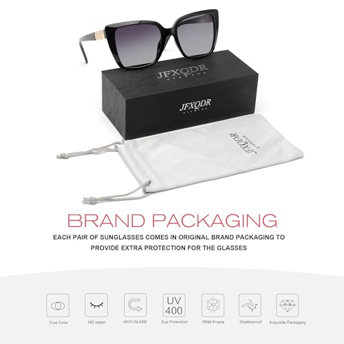 Image of Men's Polarized Sunglasses, Square Rubber Frame Carbon Fiber Temple Fishing Driving Sun Glasses UV Protection RFS8205