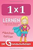  1x1 lernen: Einmaleins Übungen für Schulkinder - Mädchen Edition