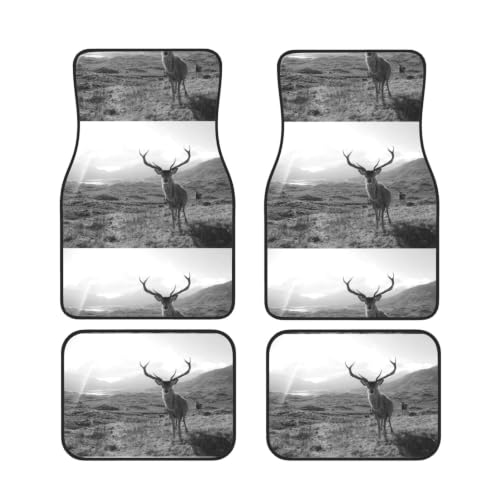Alfombrillas Antideslizantes de Neopreno para Coche Juego de 4 Protectores Universales